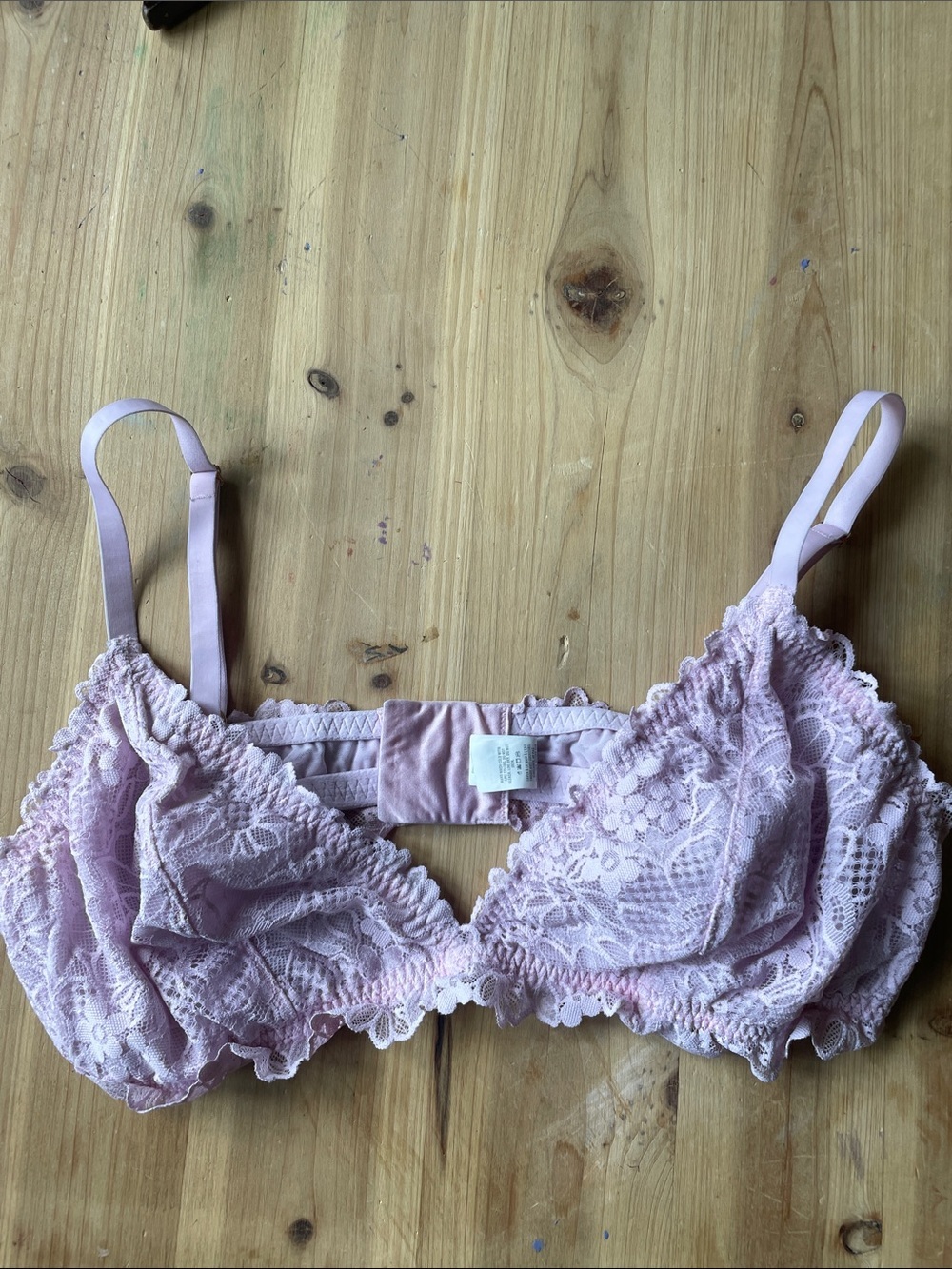 aerie Lace Underwire Bralette - Light Pink XL - Picture 5 of 8